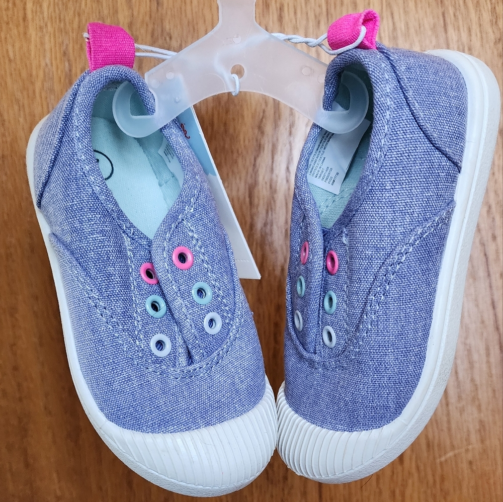 NWT Cat & Jack Toddler Rory Slip On Sneakers, Kids Shoes